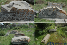 Azerbaycan Hükümeti, restorasyon gölgesinde Artsakh'taki Ermeni kültürel mirasına vandallığı destekliyor (Foto)