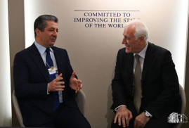 Ermenistan Cumhurbaşkanı, Masrur Barzani ile bir araya geldi