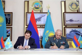 Ermenistan ve Kazakistan savunma bakanlıkları arasında 2024 savunma işbirliği planı imzalandı