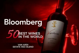 Ermeni şarabı “Bloomberg”in 2023 ün en iyi 50 şarabı listesinde