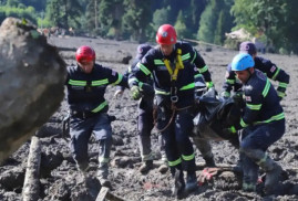 Gürcistan'da heyelan sonucunda 5 kişi hayatını yitirdi