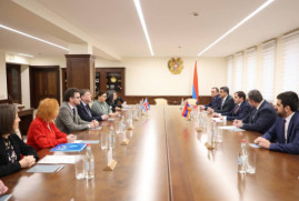 Ermenistan Savunma Bakanı Birleşik Krallık Avam Kamarası üyesi ile bir araya geldi