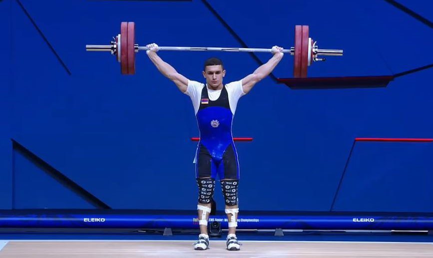 Ermeni halterci Gor Sahakyan, 2. kez Avrupa Şampiyonu oldu