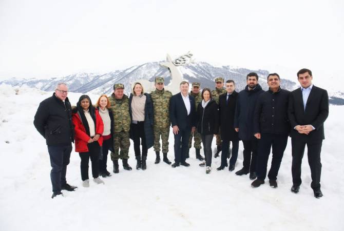 İngiltere Parlamentosu heyeti Jermuk'u ziyaret etti