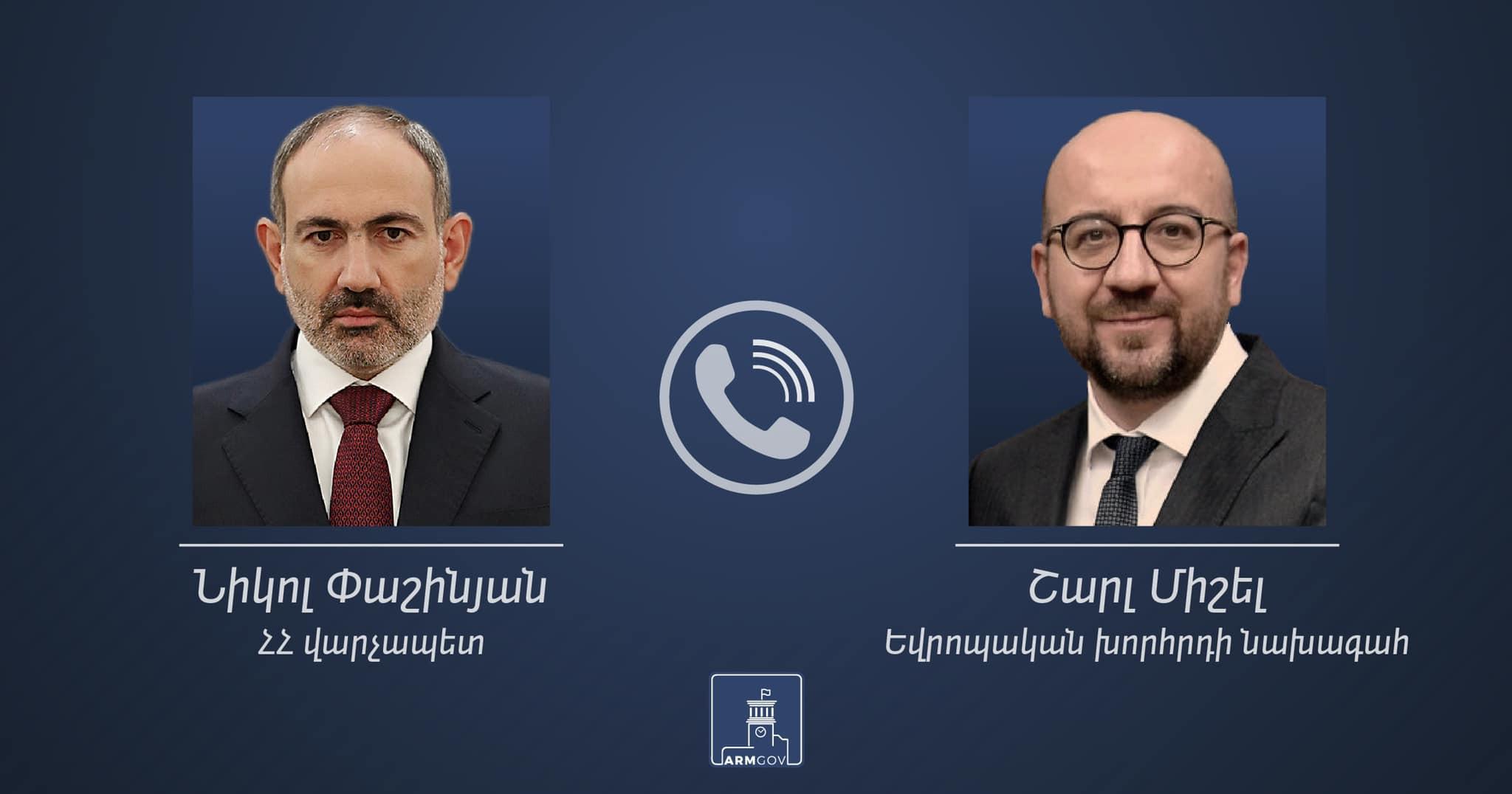 Charles Michel, Nikol Paşinyan'la telefonda görüştü