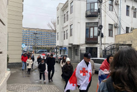 Tiflis'te Sumgait Katliamı'nın kurbanları anısına barış yürüyüşü düzenlendi