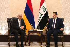 Ermenistan Cumhurbaşkanı Irak Başbakanı ile bir araya geldi