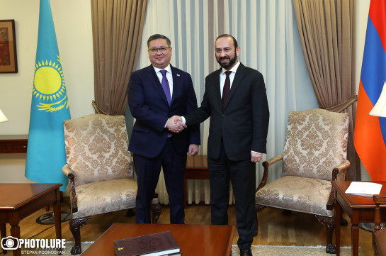 Kazakistan Dışişleri Bakanı: Kıtalararası projelerde Ermenistan Kazakistan için son derece önemlidir