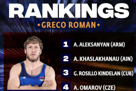 Ermeni güreşçi Artur Aleksanyan United World Wrestling sıralamasında birinci sırada