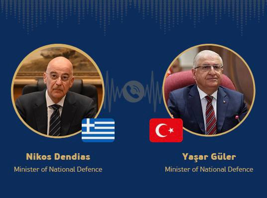Թուրքիայի պաշտպանության նախարարը հեռախոսազրույց է ունեցել Հունաստանի ՊՆ նախարարի հետ