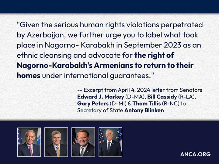 ABD'li senatörlerden Biden'a Artsakh çağrısı