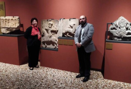 Venedik'teki Doge Sarayı'nda açılan sergide Ermenistan Tarih Müzesi'nin eserleri sergileniyor