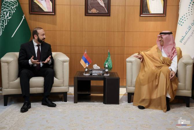 Ermenistan ve Suudi Arabistan, eğitim, bilim ve kültür alanlarındaki işbirliğini genişletme konusunda anlaştı