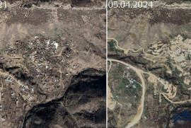 Azerbaycan, Şuşi bölgesindeki Ermeni köyünü Karintak tamamen yok etti