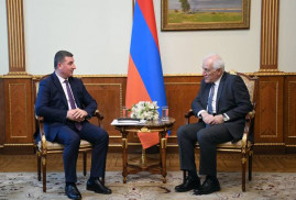 Ermenistan Cumhurbaşkanı Bölgesel Yönetim ve Altyapı Bakanı’nı kabul etti