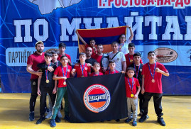 Ermeni sporcular Rostov'da 15 madalya kazandı