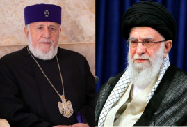 Tüm Ermenilerin Katolikosu, İran dini liderine başsağlığı mektubu gönderdi